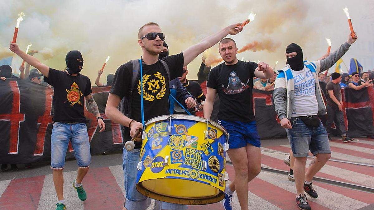 Ukrainische Fußballfans