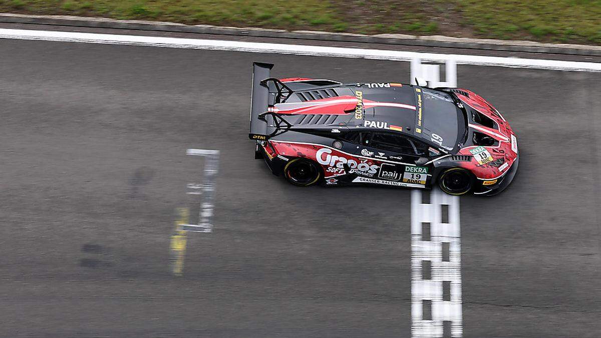 Maximilian Pauk sorgte für den ersten Sieg für Grasser Racing in der DTM 