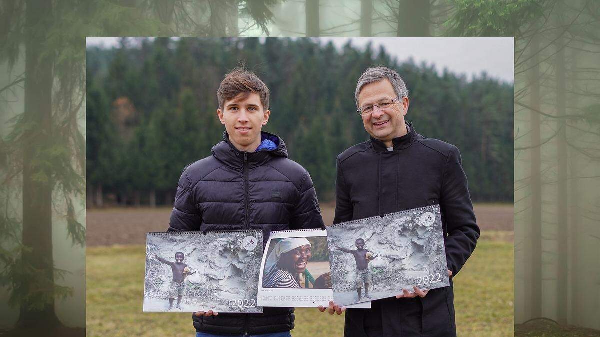 Emanuel Stern und Hanzej Rosenzopf (von links)