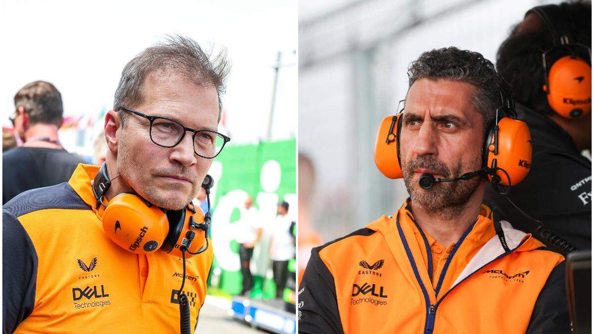 Andrea Stella (rechts) folgt auf Andreas Seidl (links) bei McLaren