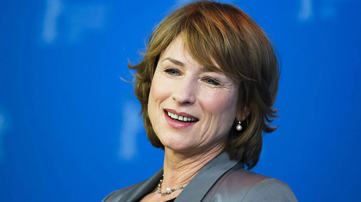 Die Schauspielerin Corinna Harfouch