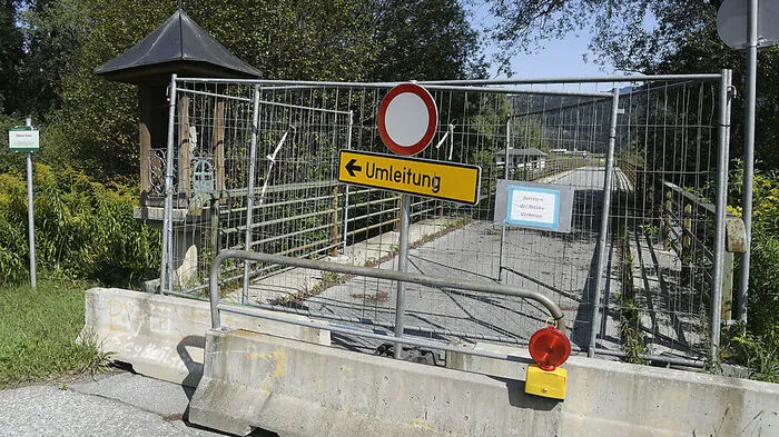 Die Brücke ist seit einem Jahr gesperrt