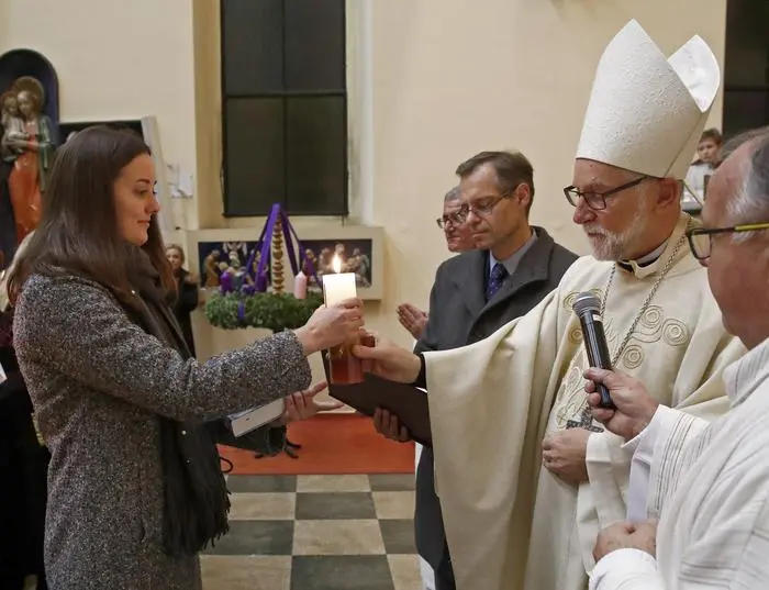 Lisa Stockhammer bei der Sendungsfeier