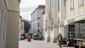 Hinter der blauen Blase des Kunsthaus Graz ist ein lebendiges Viertel gewachsen