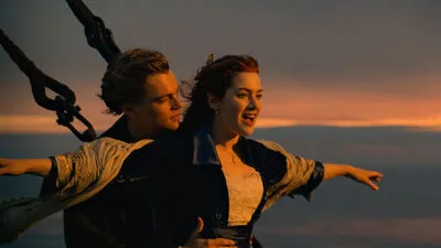Kate Winslet und Leonardo DiCaprio vor 20 Jahren in "Titanic"