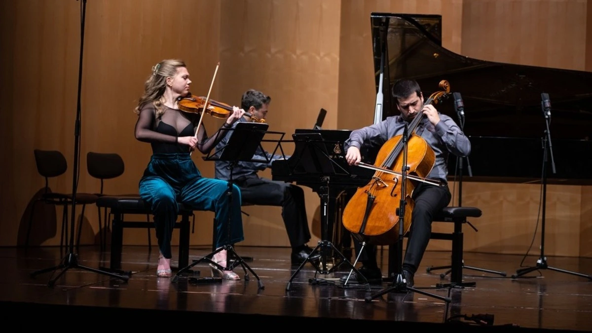 Das Trio Orelon erhielt den 1. Preis in der Kategorie Klaviertrio