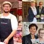 Robert Buchberger (links) sowie die Familien Rauer (rechts oben) und Kober (rechts unten) bieten ihre Produkte an