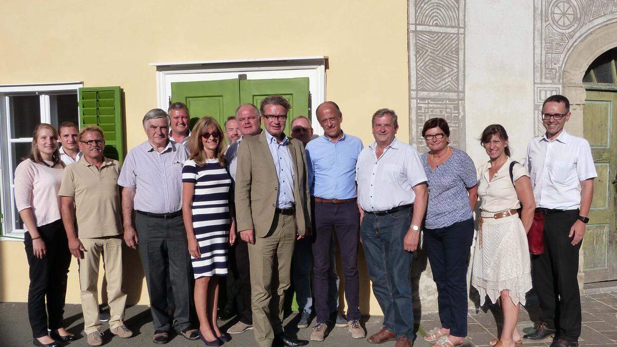 Landesrat Drexler (Mitte) zu Gast in Bad Radkersburg 