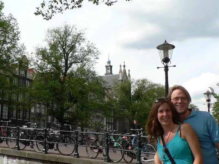 Dorit Kieslinger und ihr holländischer Partner um 2009 in Holland...
