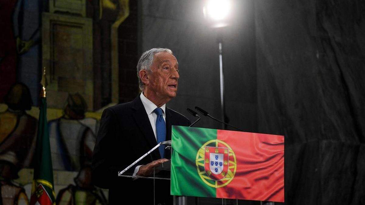 Bleibt im Präsidentenamt in Portugal: Marcelo Rebelo de Sousa 