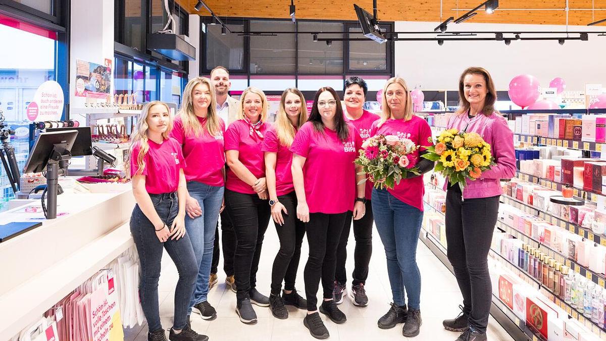 Das Knittelfelder Bipa-Team in der neuen Filiale