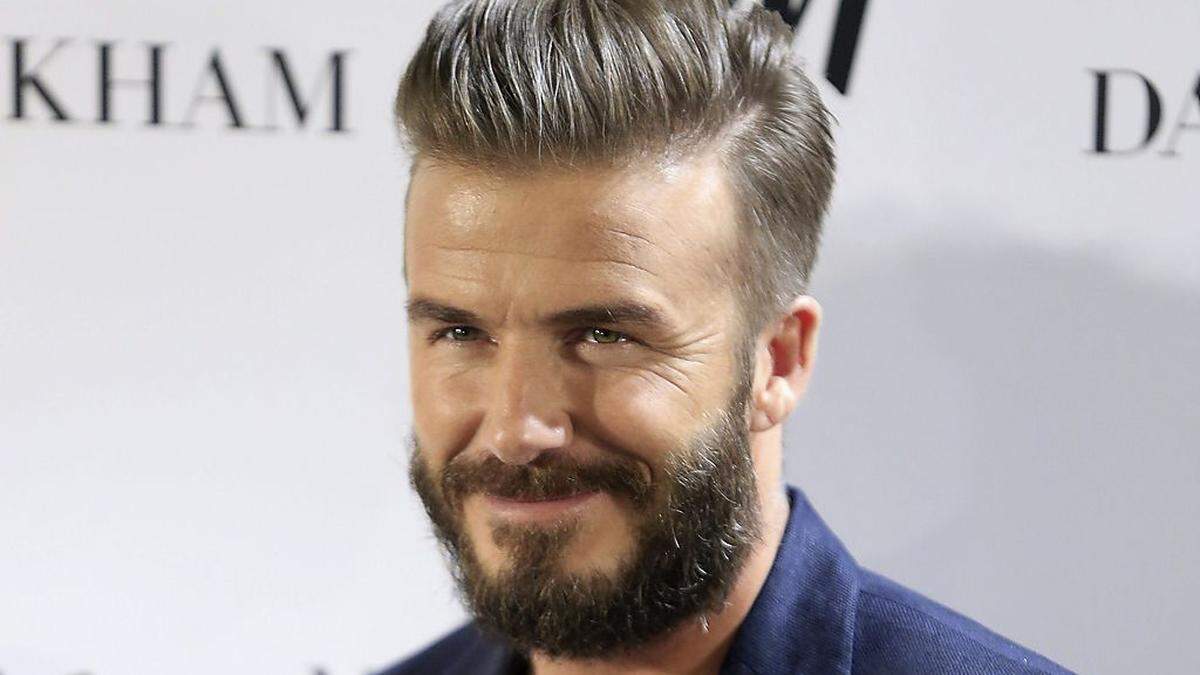 David Beckham - auch mit Bart der "Sexiest Man Alive"