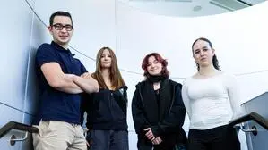 Alexander Zach, Susanna Stummberger, Theresa Wiesinger und Valentina Vorraber sprachen über den Einfluss ihrer Lebenswelten auf ihre Psyche