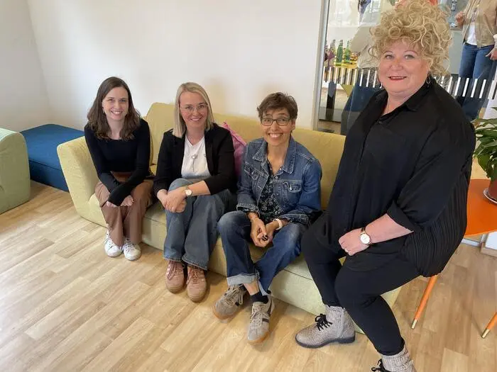 Eleonora Kapaun-Kübeck-Montenuovo (2. von links) mit einem Teil ihres Teams: Nicole Triebnik, Fabiola Kirschen und Doris Kratzer