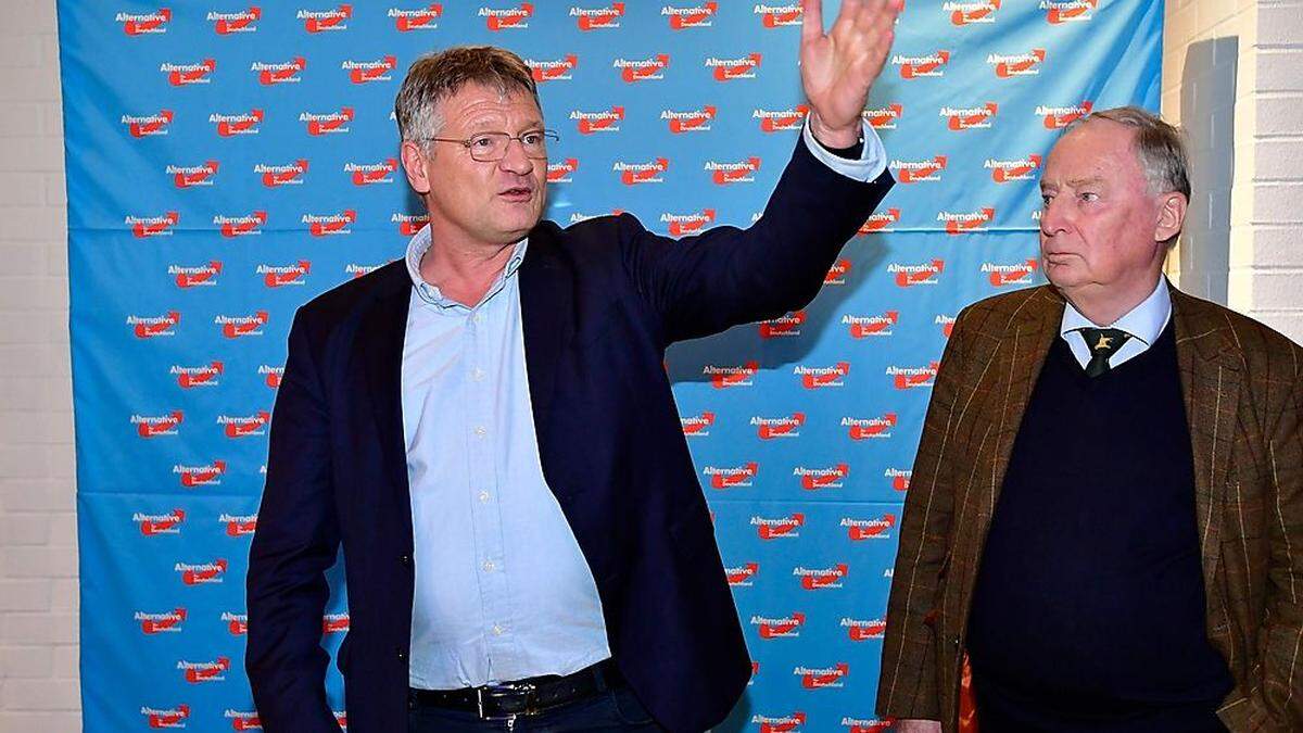 Wollen die AfD als Doppelspitze führen: Jörg Meuthen und Alexander Gauland 