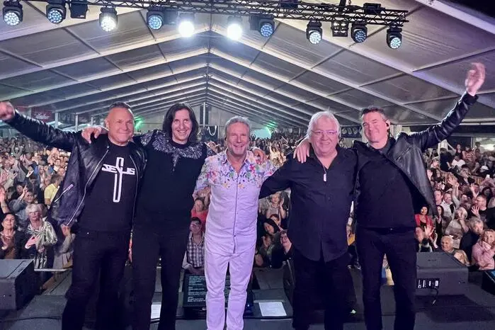 Die Nockis: Markus Holzer, Siegfried Willmann, Gottfried Würcher, Wilfried Wiederschwinger und Thomas Trinkl