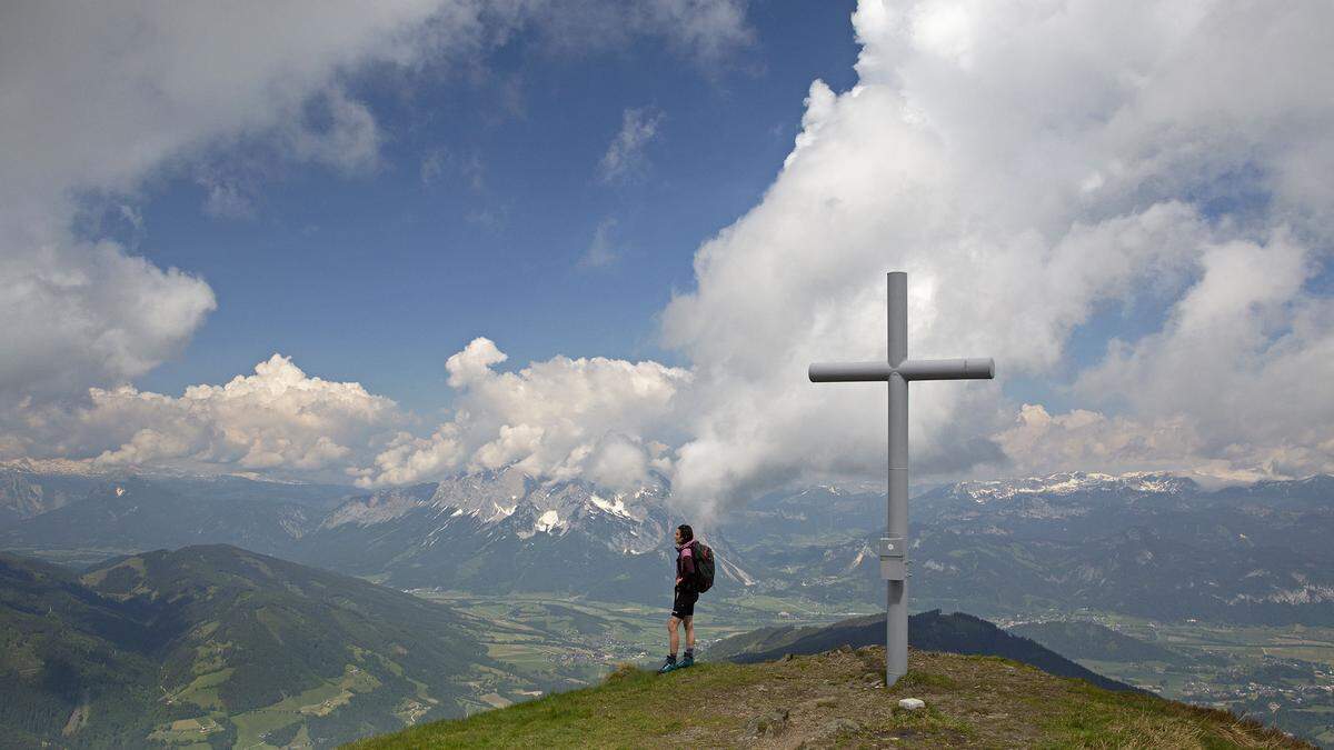 Der Grimming zählt zu den höchsten frei stehenden Berggipfeln Europas