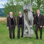 Das Quartett Almrose besteht aus Peter Rabitsch, Walter Oberlerchner, Andreas Moser und Wilhelm Krug