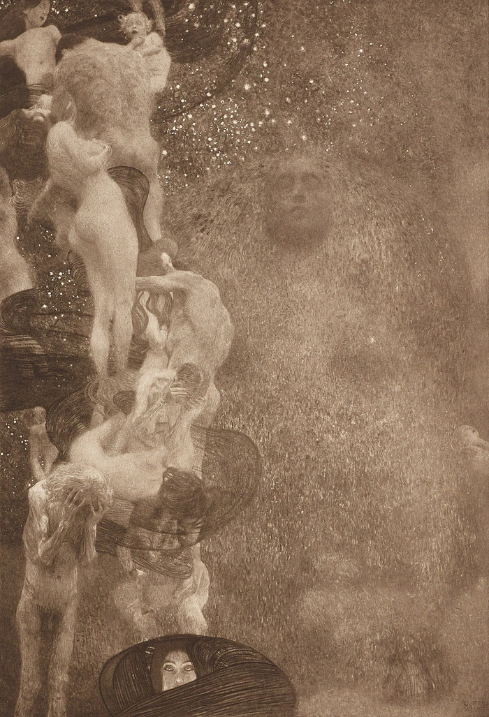 Gustav Klimt, Fakultätsbild „Die Philosophie“, 1900