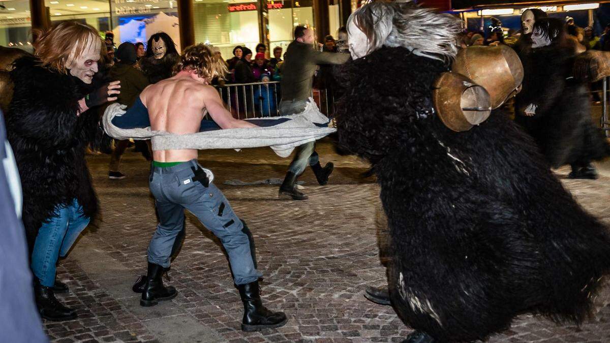 Es geht wild zu - wie hier in der Lienzer Innenstadt