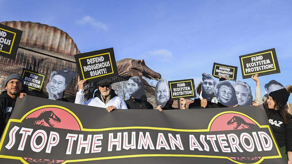 Demonstranten in Montreal fordern Maßnahmen gegen das Artensterben