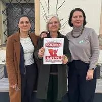 v.l.: Gemeinderätin Sabine Wagner, Klubobfrau im Landtag Claudia Klimt-Weithaler, Sozialarbeiterin Andrea Prieschl-Höllmüller
