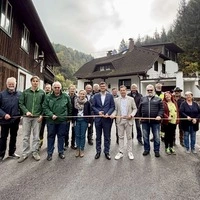 Wiedereröffnet: die umfassend sanierte Verbindungsstraße Graditschach–Illmitzen in Neuhaus