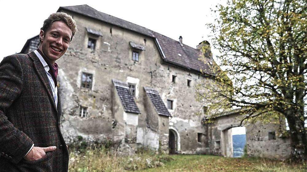 Mit dem Kauf von Schloss Grades hat sich Constantin Staus-Rausch einen Traum erfüllt 