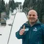 Christoph Prüller stammt aus Randegg im Erlauftal, er „schupft“ das Skifliegen am Kulm völlig stressbefreit  