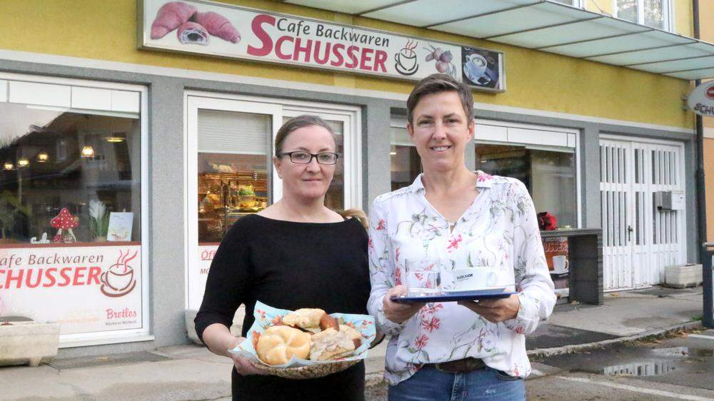 Doris Witschnig und Anita Fradler verabschieden sich aus Althofen
