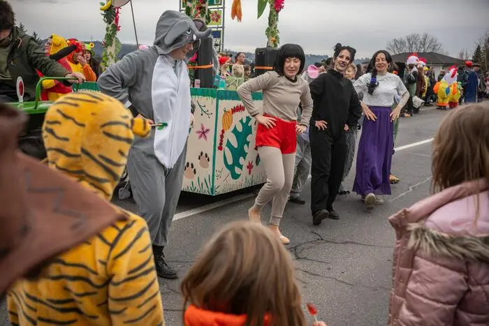 Fasching in Kalsdorf bei Graz, am 14.2. 2026.
