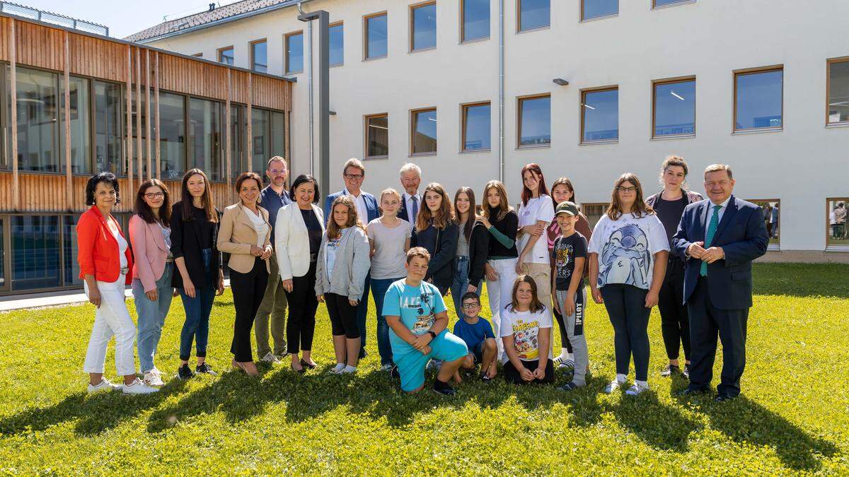 Hohen Besuch empfing die Sommerschule in Deutschfeistritz