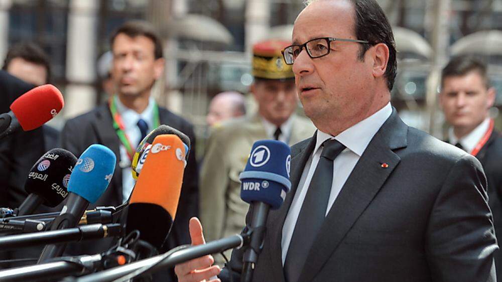 Frankreichs Staatschef Francois Hollande