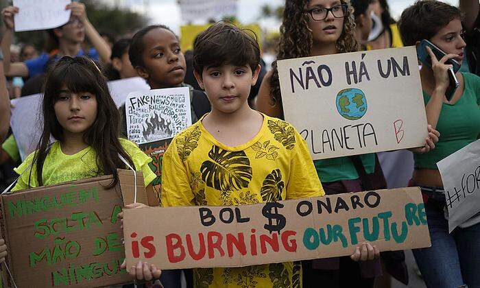 Proteste gegen den Präsidenten in Brasilien 