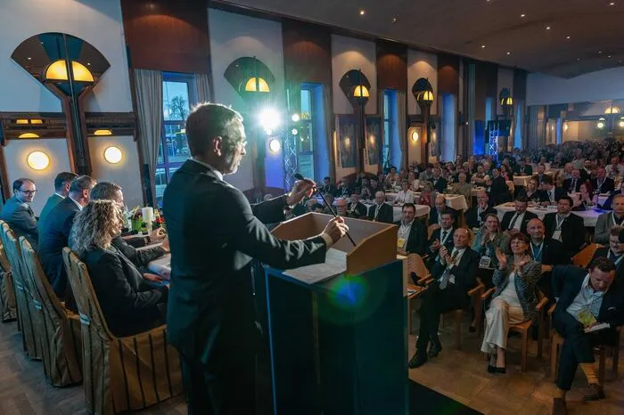 Star des Abends war Innenminister Herbert Kickl. Er sorgte mit seiner Rede für Stimmung im Brauhaus Puntigam.