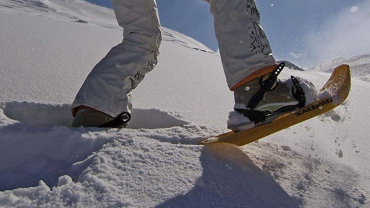 Schneeschuhwanderer bei Tour verunglückt (Sujetbild)