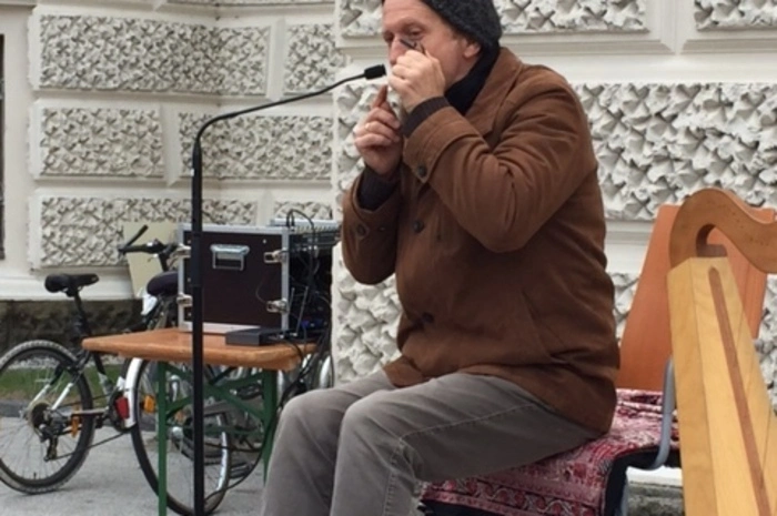 Frederik Mellak in Aktion