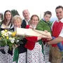 Fabian, Birgit und Mathilde Obweger, Peter und Brigitta Baumann, Julian und Benjamin Obweger