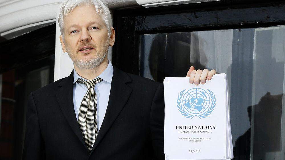 Assange stützt seine Forderung auf ein UN-Rechtsgutachten