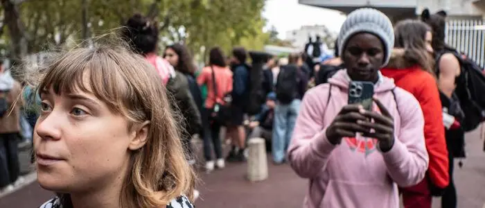 Greta Thunberg mischt bei den Schülerprotesten in Frankreich mit