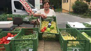 Aloisia Kirchberger vom Bauernmarkt der Triestersiedlung