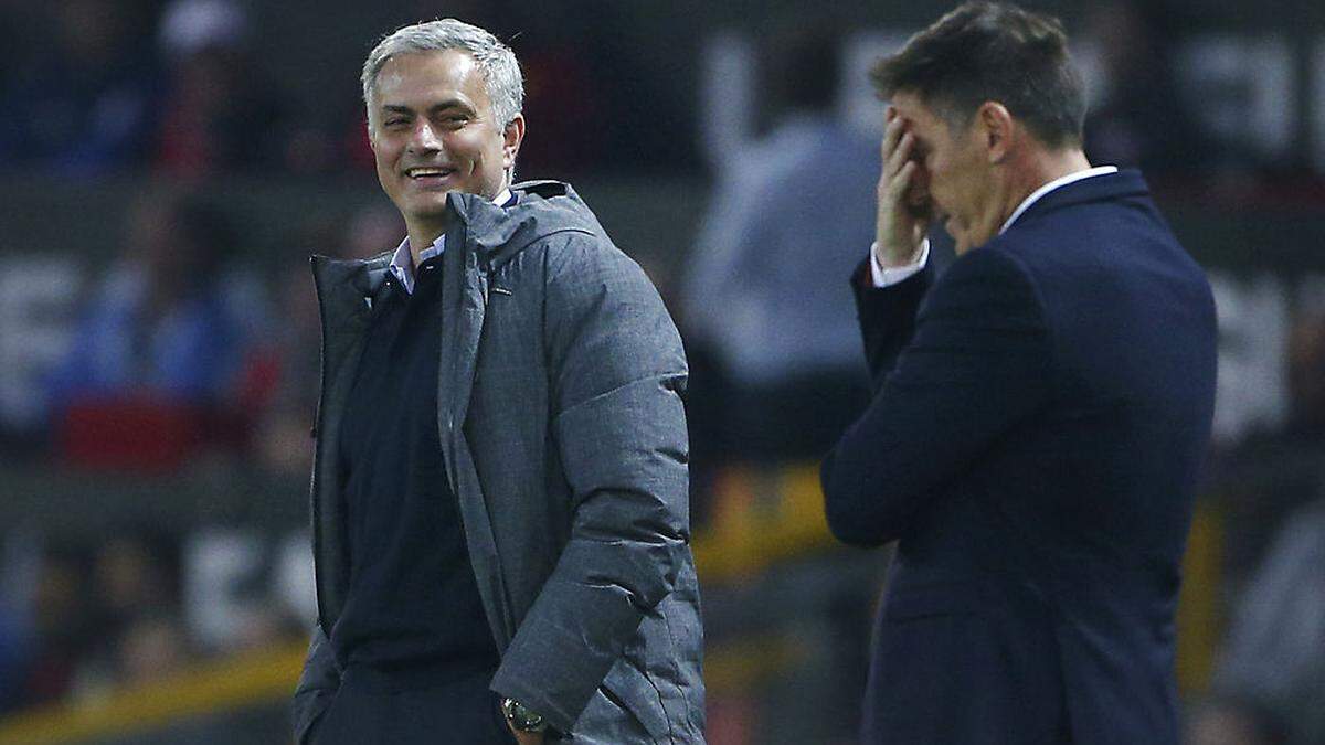 Jose Mourinho hatte Grund zu lachen