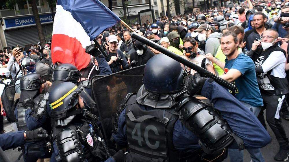 Bereits am vorigen Wochenende gab es Massendemonstrationen in Paris 