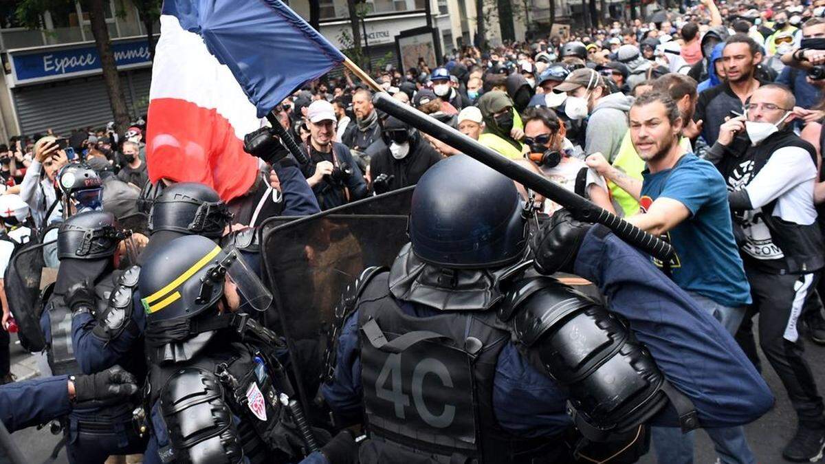 Bereits am vorigen Wochenende gab es Massendemonstrationen in Paris 