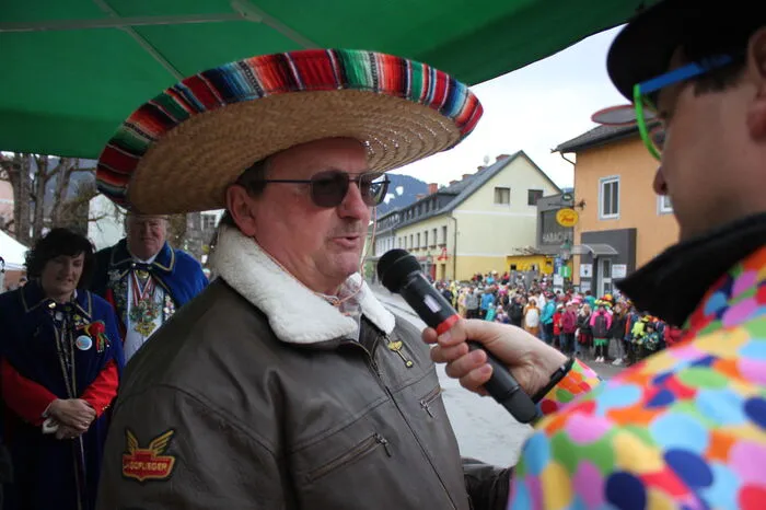 Bezirkshauptmann Christian Sulzbacher ließ sich die Veranstaltung nicht entgehen, ...