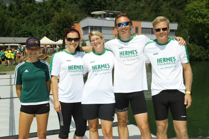 Mit dabei die Firmen CCL Label, EVA, Hermes Pharma ...