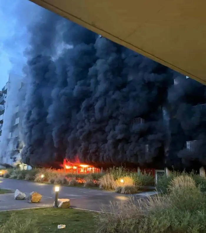 Das Brandgeschehen am Sonntag war noch deutlich intensiver