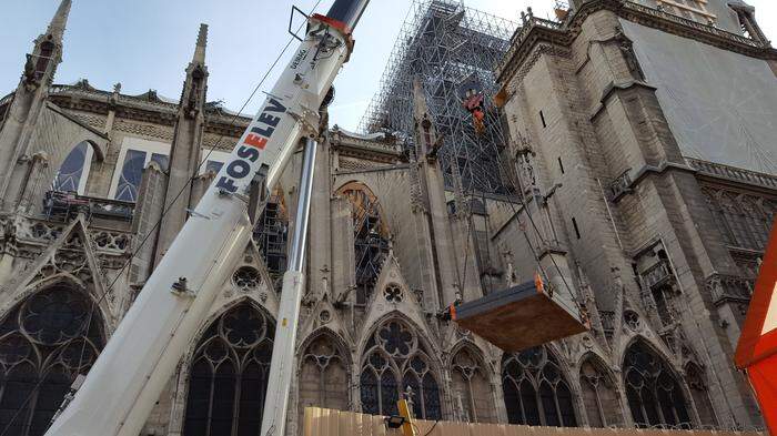 Demnächst wird Leidingers Unternehmen Finalit beim Wiederaufbau von Notre Dame in Paris gefragt sein