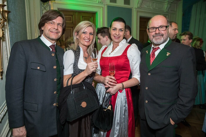 Schauspieler August Schmölzer und Christian Walcher (Marketing Jaguar)