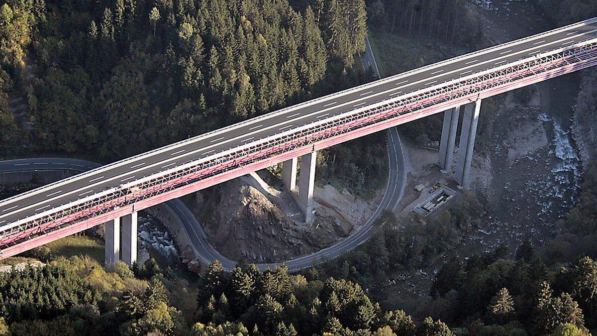 Autobahnbrücke zwischen Spittal und Gmünd